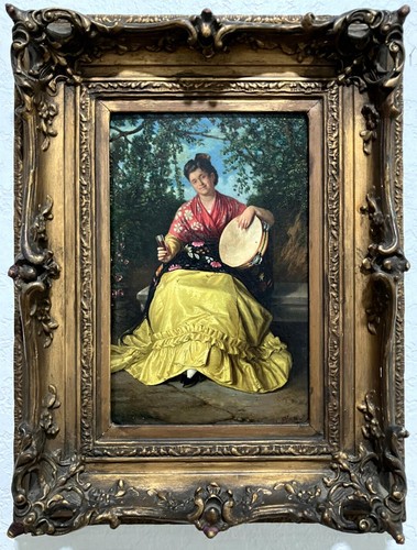Antique spanish painting - antique, ~